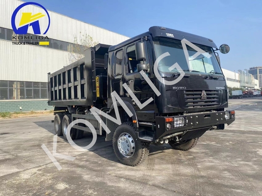 Used Sinotruck HOWO 6X4 371HP Tipper Dumper with Front Axle 9tons Loading Capacity