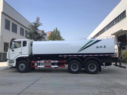 1X9000 Kgs Front Axle Dongfeng 6X4 25 20 Cubic Meters Sprinkling Water Tanker Truck