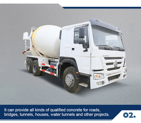 Sinotruk Concrete Mixer Truck with 6×4 Drive Wheel and Techinical Spare Parts Support