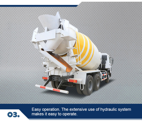 Sinotruk Concrete Mixer Truck with 6×4 Drive Wheel and Techinical Spare Parts Support