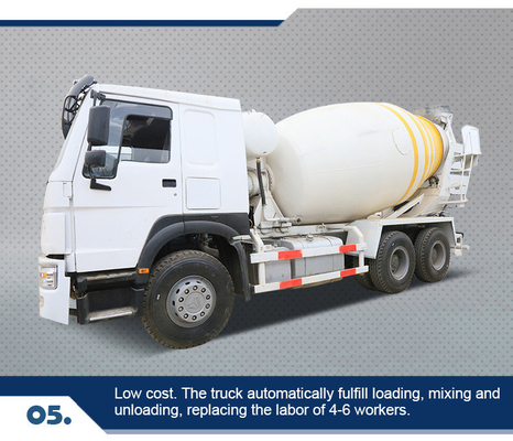 Sinotruk Concrete Mixer Truck with 6×4 Drive Wheel and Techinical Spare Parts Support