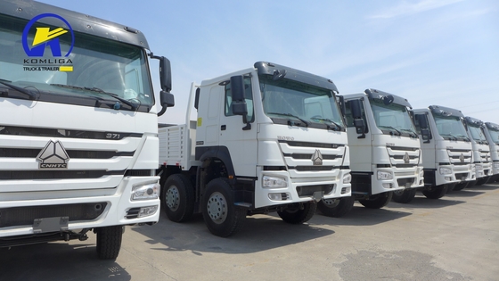 Sinotruk Sinotruck HOWO Hohan 8*4 Sidewall Drop Flatbed Van Lorry with Full Trailer