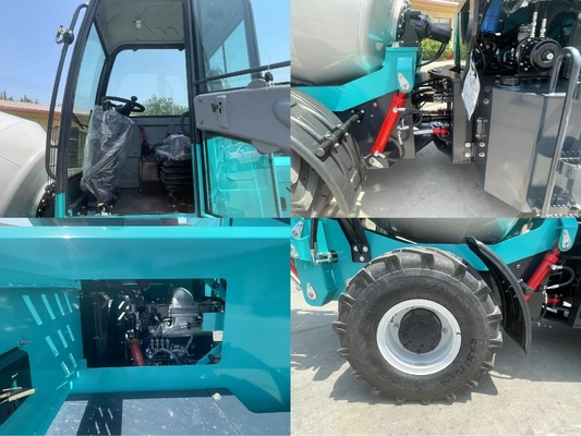 Mixer Truck Self Loading Concrete Mixer with Manual Transmission