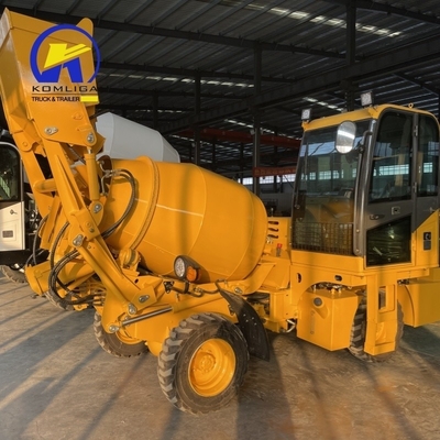 Self Loading 1.5m3 2m3 Diesel Hydraulic Concrete Mixer for Heavy-Duty Construction