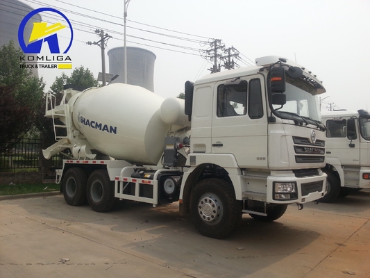 Manual Transmission Type Shacman F2000 F3000 Concrete Mixer Truck Engine Capacity ＞8L