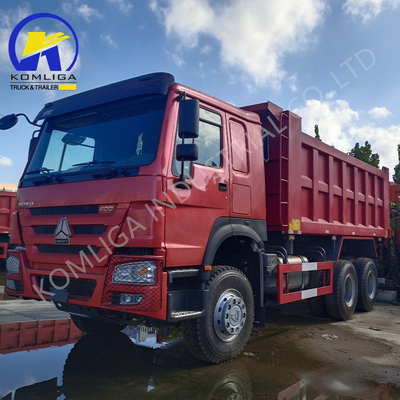 6X4 20-30 Tons Heavy Duty 3 Axle 10 Wheels Sinotruk HOWO Used Dump Truck with 371HP