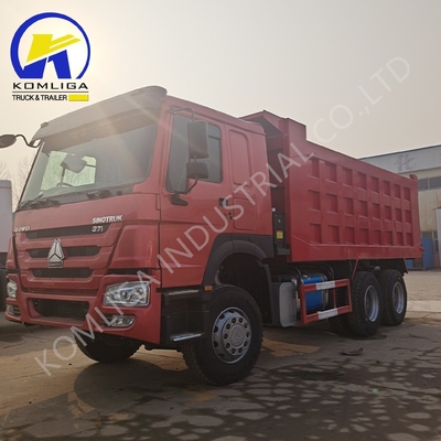 Second Hand Euro 5 6X4 20-30 Tons Heavy Duty 3 Axle 10 Wheels Sinotruk HOWO Dump Truck