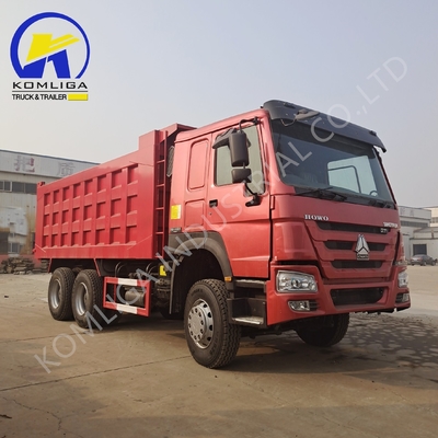 Second Hand Euro 5 6X4 20-30 Tons Heavy Duty 3 Axle 10 Wheels Sinotruk HOWO Dump Truck