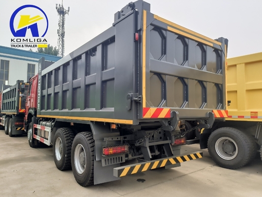 6X4 Heavy Duty 3 Axle 10 Wheels Sinotruk HOWO Used Dump Truck with High Load Capacity