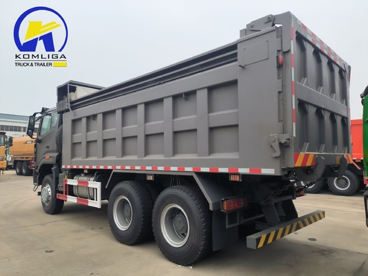 6X4 Heavy Duty 3 Axle 10 Wheels Used Dump Truck with Rear Axle 16tons Loading Capacity
