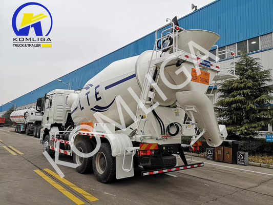 Used Sinotruk 6X4 Concrete Mixing Truck with Good Condition and High Engine Capacity