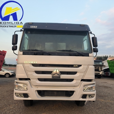 Used HOWO Dump Truck 8X4 12wheel 371HP 380HP 400HP Front Lifting Style Good Condition