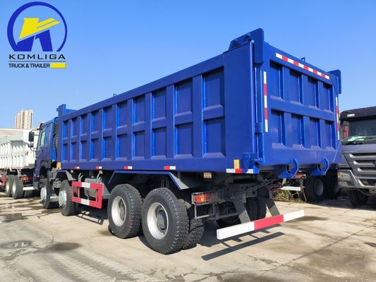 Used HOWO Dump Truck 8X4 12wheel 371HP 380HP 400HP Front Lifting Style Good Condition
