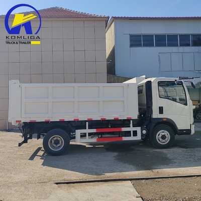 Radial Tire Design 2024 Sinotruk HOWO 4X2 Mini Dump Truck with One Sleeper Cab and A/C