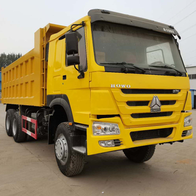 375HP Secondhand Used HOWO Sinotruk Dump Truck Good Condition 6X4 Seats ≤5 Euro 2