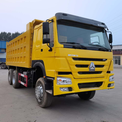 375HP Secondhand Used HOWO Sinotruk Dump Truck Good Condition 6X4 Seats ≤5 Euro 2
