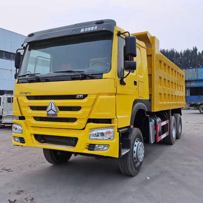 375HP Secondhand Used HOWO Sinotruk Dump Truck Good Condition 6X4 Seats ≤5 Euro 2