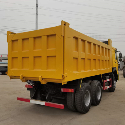 375HP Secondhand Used HOWO Sinotruk Dump Truck Good Condition 6X4 Seats ≤5 Euro 2