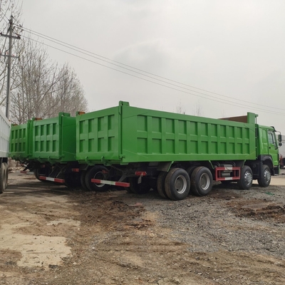 WD615.47.D12.42 Engine Sinotruk HOWO 6X4 Green Color Secondhand Used Tipper Dump Truck