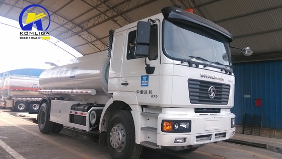 Shacman F2000 4X2 270HP 10cbm Fuel Tanker Truck with Ventral Tipper Hydraulic Lifting