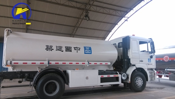 Shacman F2000 4X2 270HP 10cbm Fuel Tanker Truck with Ventral Tipper Hydraulic Lifting