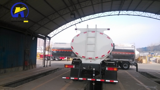 Shacman F2000 4X2 270HP 10cbm Fuel Tanker Truck with Ventral Tipper Hydraulic Lifting