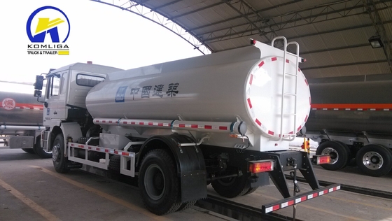 Shacman F2000 4X2 270HP 10cbm Fuel Tanker Truck with Ventral Tipper Hydraulic Lifting
