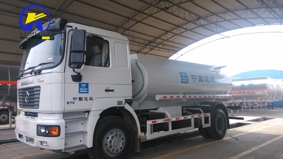 Shacman F2000 4X2 270HP 10cbm Fuel Tanker Truck with Ventral Tipper Hydraulic Lifting