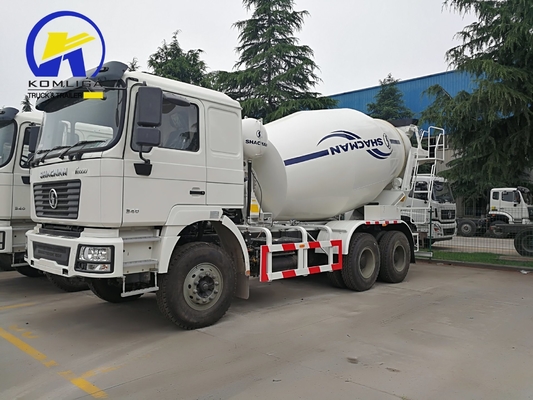 340HP Shacman F2000 6X4 10wheel Cement Mixer Bulk Powder Truck with 300L Fuel Tanker