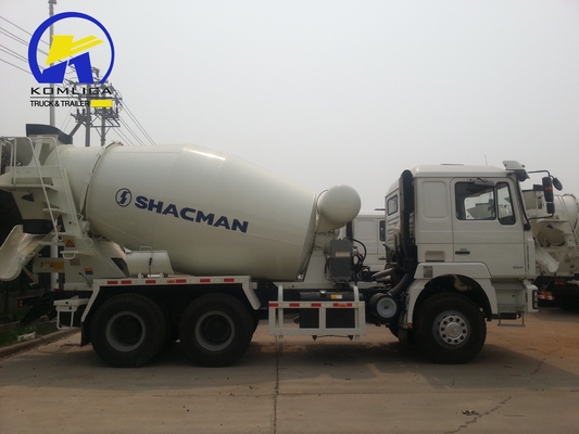 340HP Shacman F2000 6X4 10wheel Cement Mixer Bulk Powder Truck with 300L Fuel Tanker