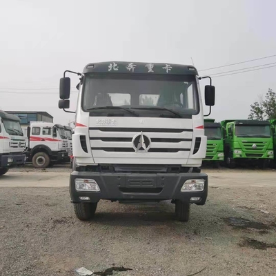 North Benz Tractor Trailer Used Truck Head Beiben and 400L Aluminum Alloy Fuel Tanker