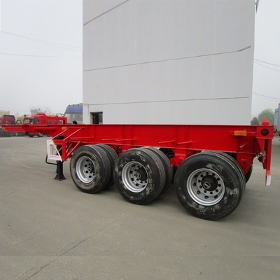 9.00*22.5/8.00-20/8.5-20 Rim 20FT Flatbed Container Truck Trailer with Jost King Pin