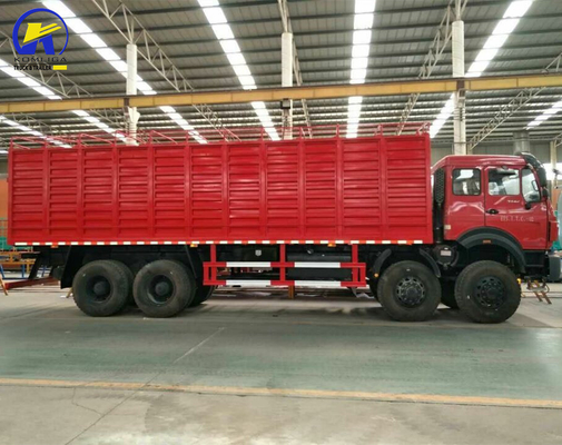 Radial Tire Design North Benz 12 Wheels Chassis Cargo Truck for Customized Request