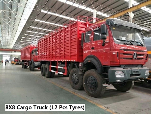 Beiben Dump Cargo Truck Tractor Truck 6X4 with Zf8098 Steering System Customization