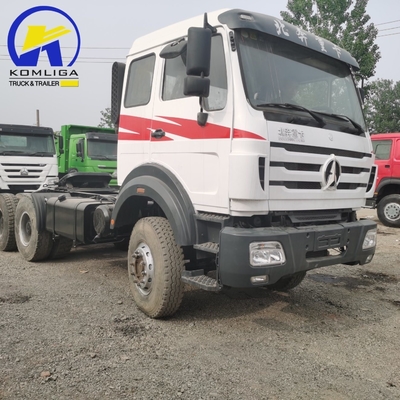 Beiben 6X4 10 Wheeler Used Prime Mover Tractor Head Truck with Zf8098 Steering System