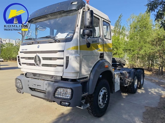 Beiben 6X4 10 Wheeler Used Prime Mover Tractor Head Truck with Zf8098 Steering System