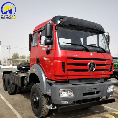 Beiben 6X4 10 Wheeler Used Prime Mover Tractor Head Truck with Zf8098 Steering System