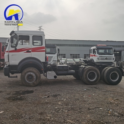 Beiben 6X4 10 Wheeler Used Prime Mover Tractor Head Truck with Zf8098 Steering System