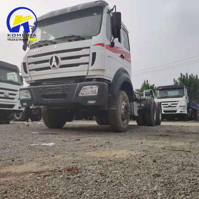 400L Aluminum Alloy Fuel Tanker North Benz 6X4 Trailer Head Tractor Truck for Design