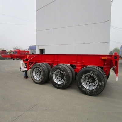 20FT 40FT Skeleton Trailer Chassis with Four Twist Locks and Mechanical Suspension