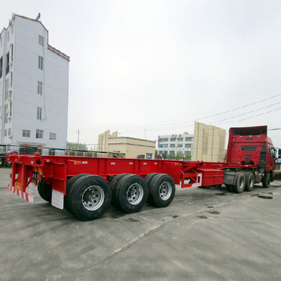 20FT 40FT Skeleton Trailer Chassis with Four Twist Locks and Mechanical Suspension