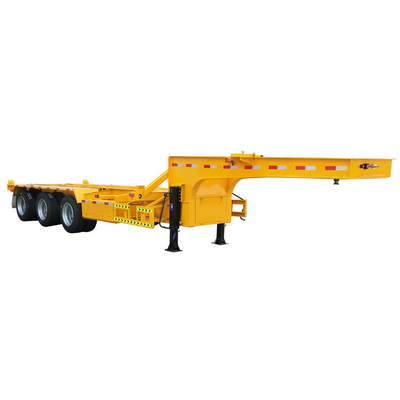 40FT Tri-Axle Skeleton Container Semi Trailer with 10/10/10 Leaf Spring and 8.5-20 Rim