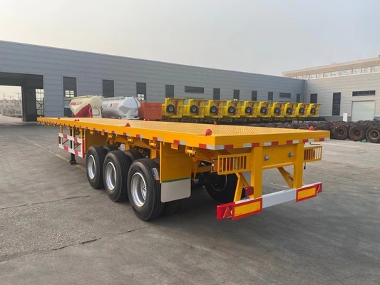 3 Axles 20 prime 40l prime Container Flatbed Trailer with Container Lock ECE Approved