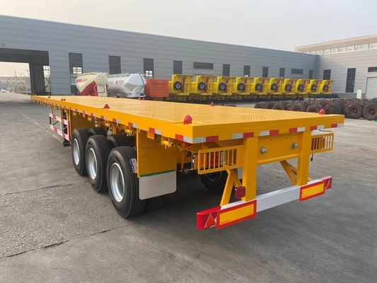 3 Axles 20 prime 40l prime Container Flatbed Trailer with Container Lock ECE Approved