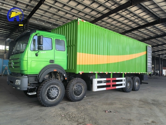 420HP Beiben 8X4 Cargo Truck 8X8 Benz Van Truck 12wheels Box Truck Customized Request