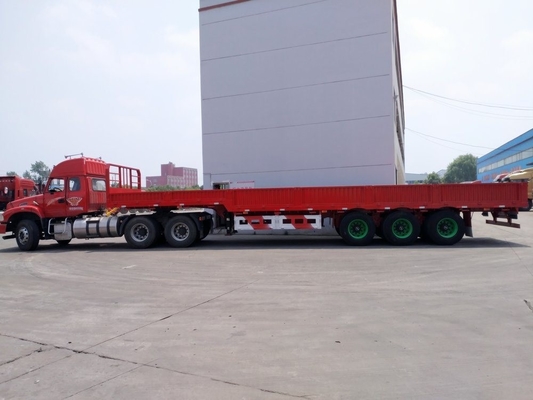 Tri-Axle 600mm 800mm Side Wall Trailer with Tare Weight Approx. 6.7 T Steel Structure
