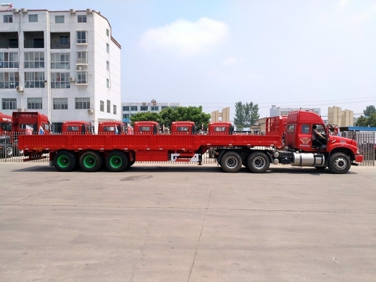 Tri-Axle 600mm 800mm Side Wall Trailer with Tare Weight Approx. 6.7 T Steel Structure