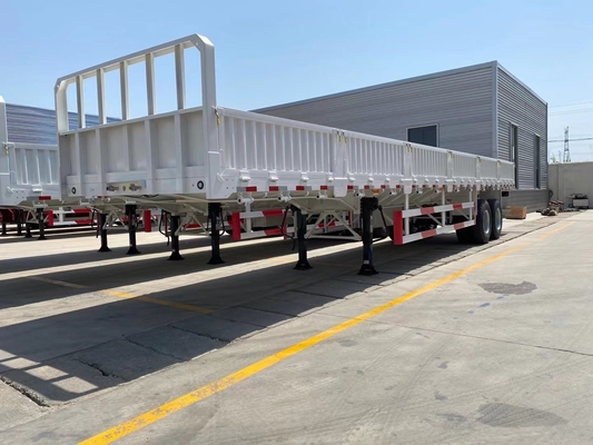 3 Axle 40FT Container Side Wall Semi Trailer and with Cross Arm Type Suspension System