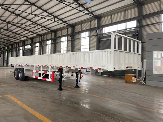 3 Axle 40FT Container Side Wall Semi Trailer and with Cross Arm Type Suspension System