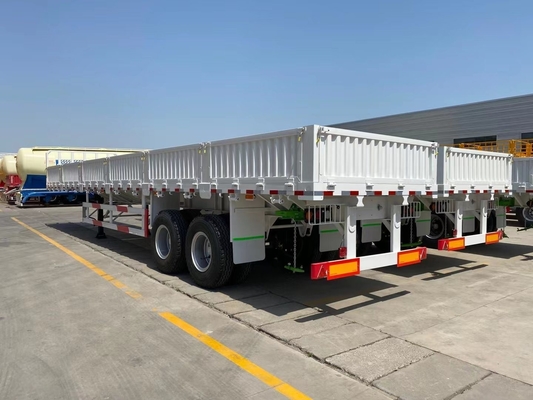 3 Axle 40FT Container Side Wall Semi Trailer and with Cross Arm Type Suspension System